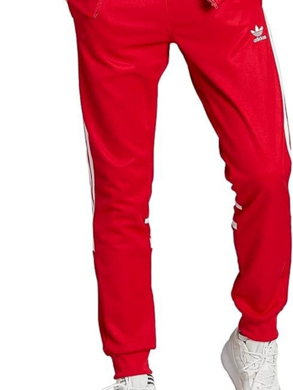 NWOT adidas Originals Men's Pants in Red - size L
